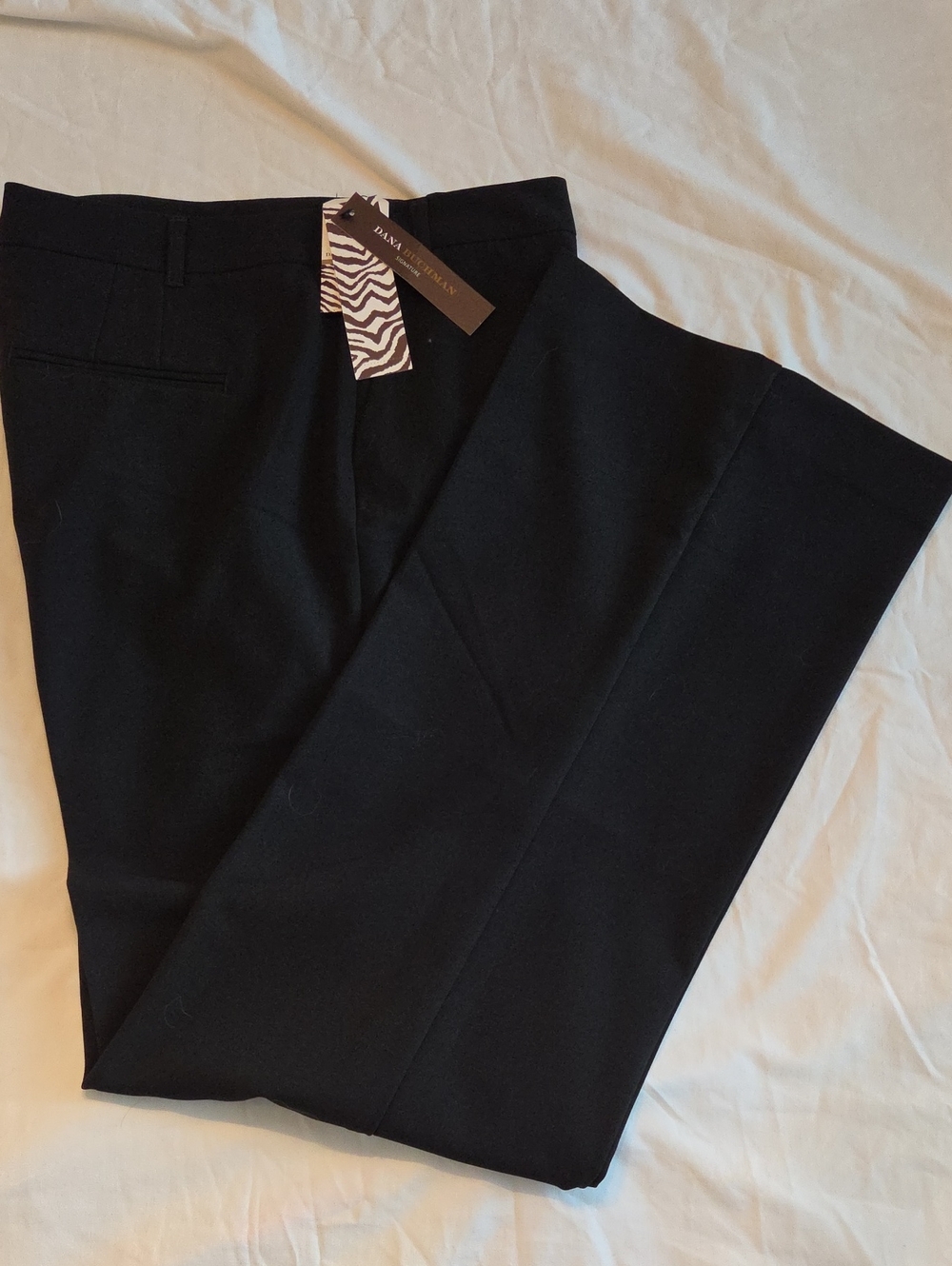 Dana Buchman Signature Ladiess Black Dress Pants - 12  NWT